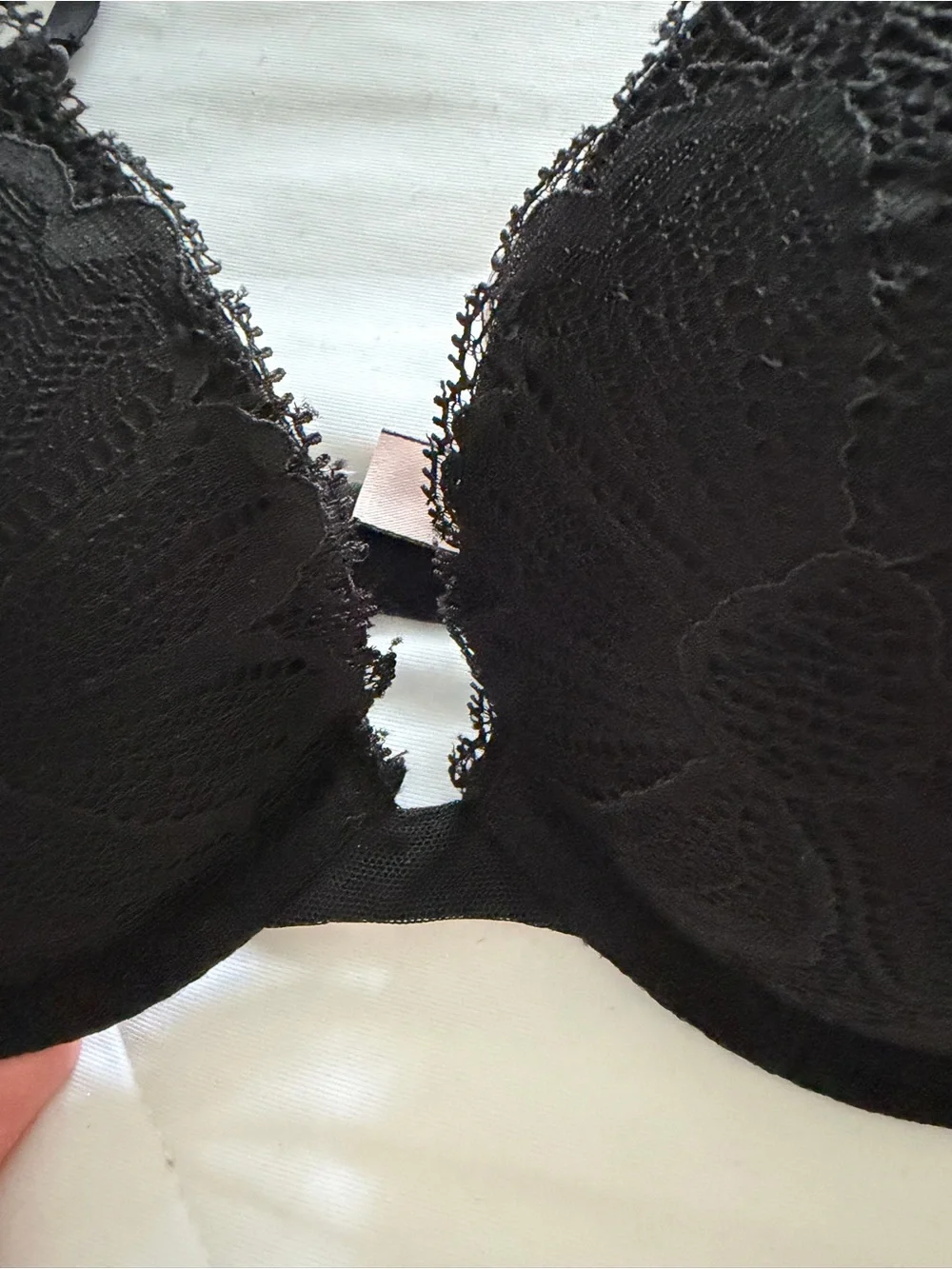 Victoria's Secret Black Lace Padded Underwire Bra